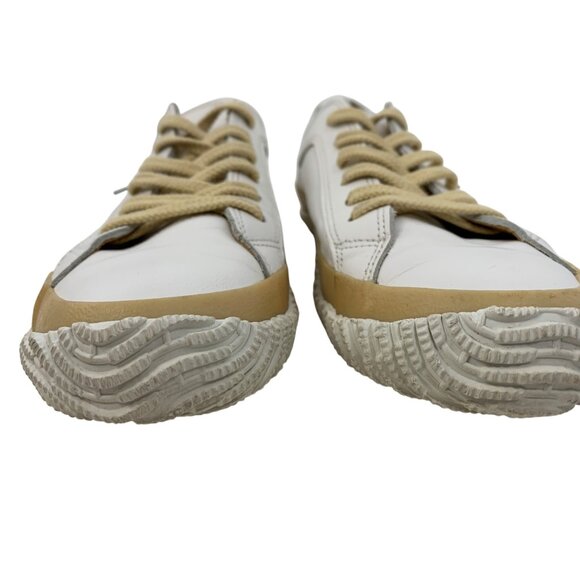 Luxury Spingle Move Mens Low-Top Sneakers Size SS White Leather Japan U10661 - Picture 4 of 12